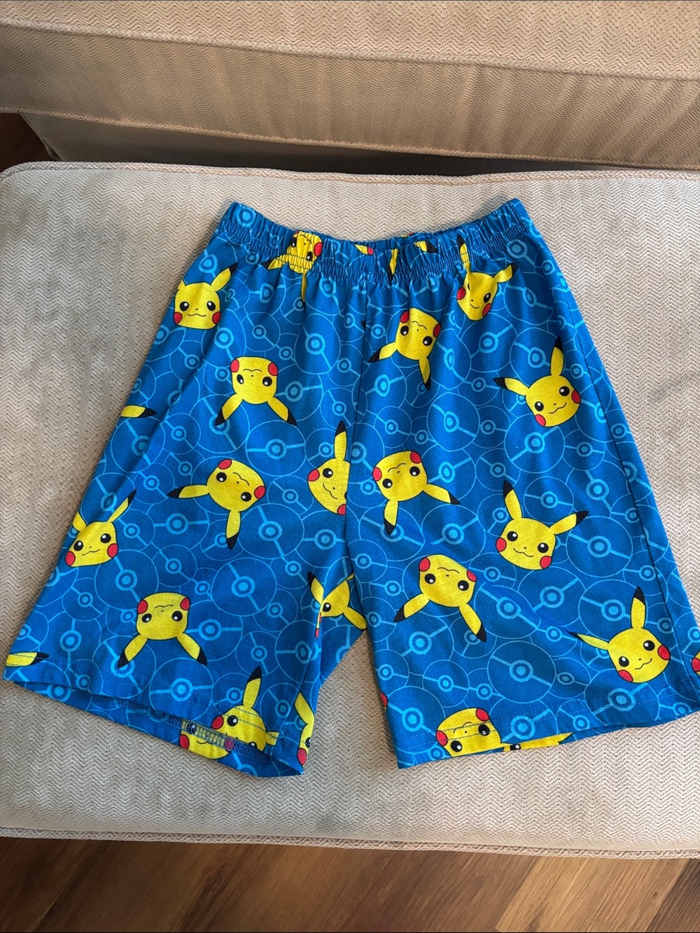 Kids Pikachu PJ shorts Sz S